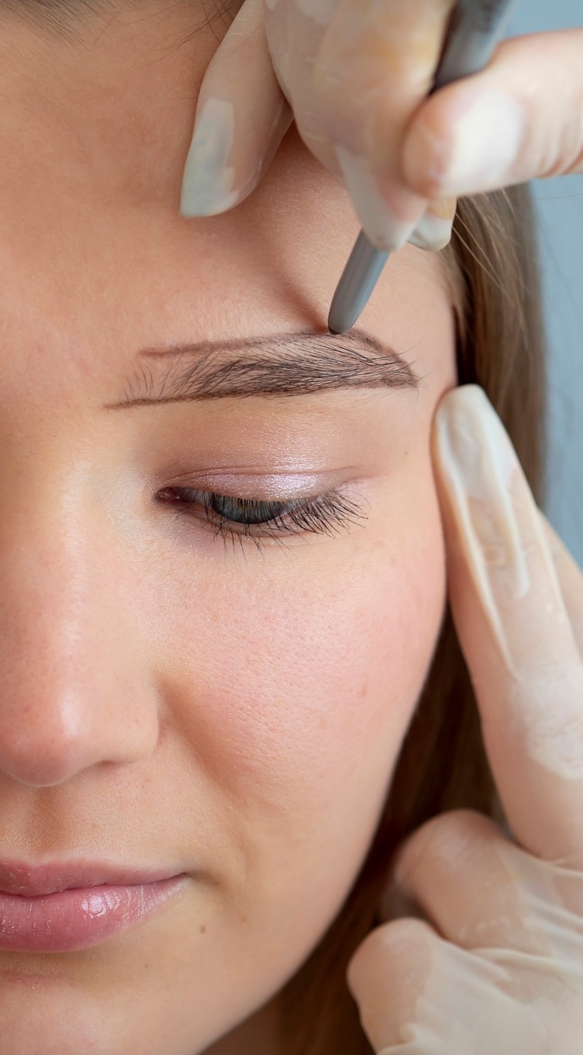 Client going through microblading treatment 23 2149183884